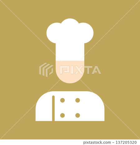 Simple cook icon 137205320