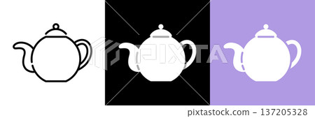 teapot icon 137205328