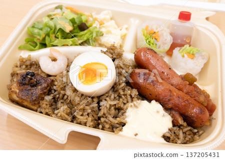 Delicious nasi goren lunches 137205431