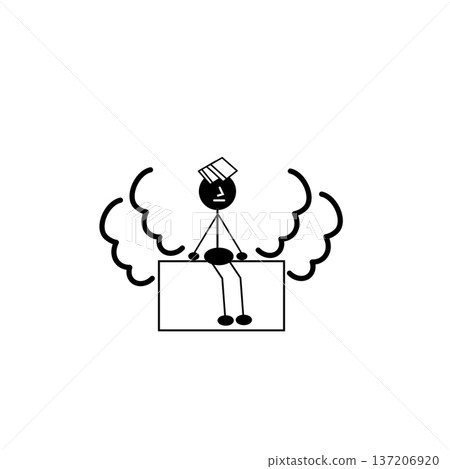 桑拿圖標集 - 簡單的象形圖,描繪了一個人正在享受桑拿和熱浪的情景 桑拿圖標集 - 簡單的象形圖,描繪了一個人正在享受桑拿和熱浪的情景 137206920