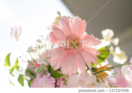 Image of a colorful flower bouquet Image of a colorful flower bouquet 137207046