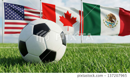 North america hosts soccer world cup 2026. North america hosts soccer world cup 2026. 137207965
