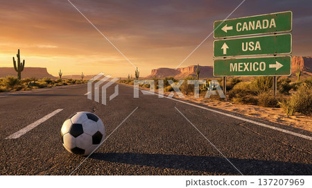 North america hosts soccer world cup 2026. 137207969