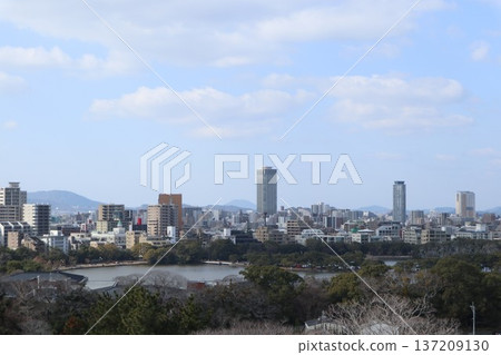 Fukuoka city skyline Fukuoka city skyline 137209130