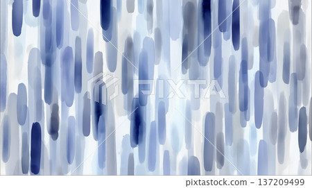 Rainy day watercolor pattern 137209499
