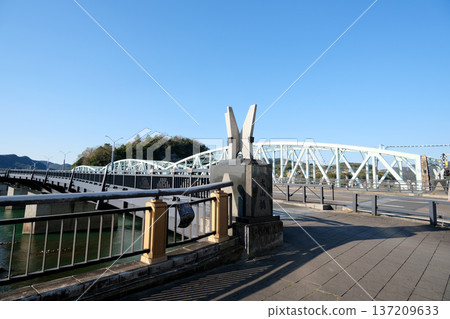 Inuyama City, Aichi Prefecture_Inuyama Bridge 3_April 2025 Inuyama City, Aichi Prefecture_Inuyama Bridge 3_April 2025 137209633