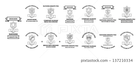 A series of symbols and words are displayed in a grid 137210334