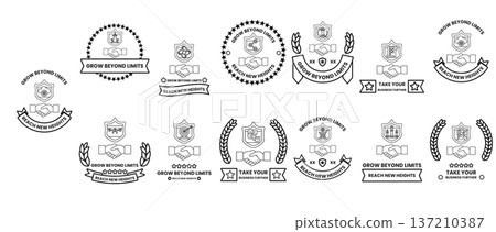 A collection of symbols and logos, including one that says "Grow Your Own Food" A collection of symbols and logos, including one that says "Grow Your Own Food" 137210387