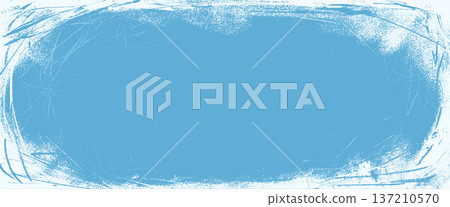Ice overlay border. Snow and grunge texture effect with scratch worn frame. Background rink edge and oval rough water with border paper. Backdrop icy and winter grunge skate with frozen vector texture Ice overlay border. Snow and grunge texture effect with scratch worn frame. Background rink edge and oval rough water with border paper. Backdrop icy and winter grunge skate with frozen vector texture 137210570