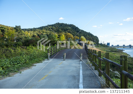 Han River bike path Han River bike path 137211345