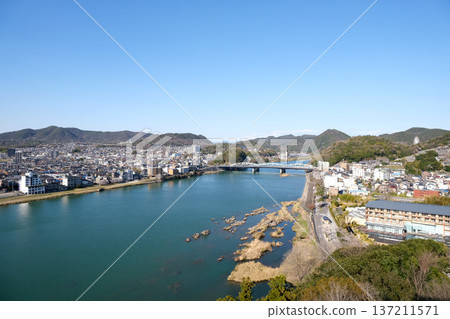 愛知縣犬山市_從犬山城眺望東北方向_2025年4月10日 137211571