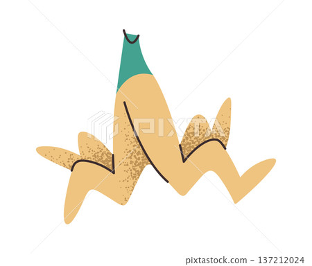 Banana peel prank toy sticker 137212024
