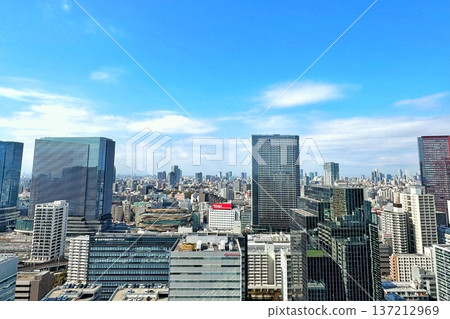 Scenery seen from a skyscraper Scenery seen from a skyscraper 137212969