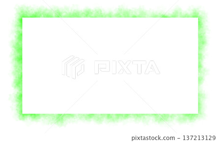 Transparent smoky green mist frame surrounding rectangular space background illustration for mystical fantasy or abstract themed projects Transparent smoky green mist frame surrounding rectangular space background illustration for mystical fantasy or abstract themed projects 137213129