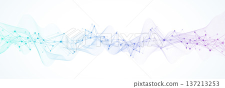 Abstract tech network connection dots. Digital background and big data technology. Blue background with plexus lines effect. Geometric background with abstract mesh. Abstract tech network connection dots. Digital background and big data technology. Blue background with plexus lines effect. Geometric background with abstract mesh. 137213253