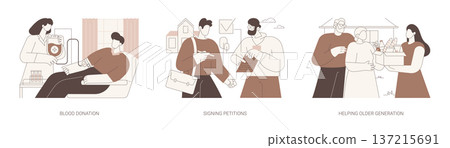 Social responsibility isolated cartoon vector illustrations se Social responsibility isolated cartoon vector illustrations se 137215691