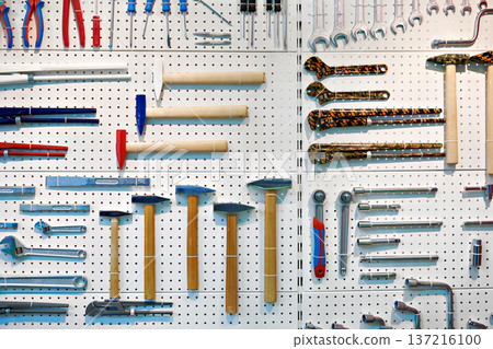 Hammers and tools in store Hammers and tools in store 137216100