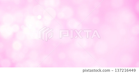 Soft bokeh background with circles glowing defocused glare and gentle illumination. Vector pink backdrop, wallpaper, banner creating delicate holiday atmosphere Soft bokeh background with circles glowing defocused glare and gentle illumination. Vector pink backdrop, wallpaper, banner creating delicate holiday atmosphere 137216449