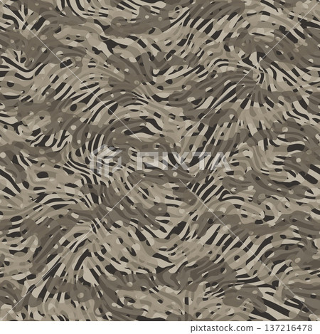 Camo texture for army clothing. Zebra stylish safari camo background 137216478