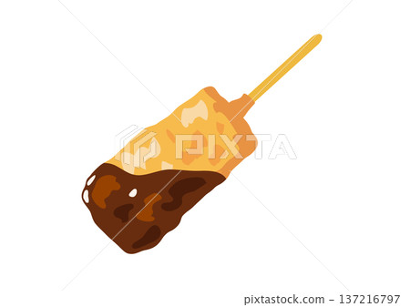 炸串配醬汁 137216797