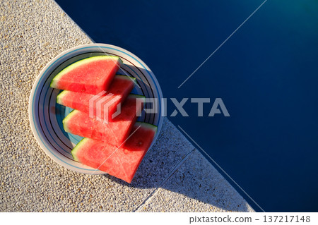 Sweet Watermelon Ready to Eat Sweet Watermelon Ready to Eat 137217148
