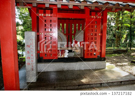 The only dream-granting Daimyojin shrine in Japan, the god of dreams... Aioi Shrine at Osugi Shrine in Inashiki 137217182