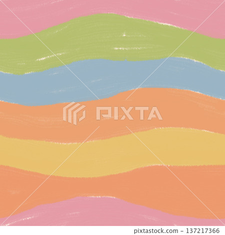 Abstract seamless pattern with horizontal colorful stripes. Hand painted illustration for design, print, fabric or background. Abstract seamless pattern with horizontal colorful stripes. Hand painted illustration for design, print, fabric or background. 137217366