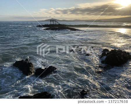 加拉巴哥群島太平洋日落 137217638