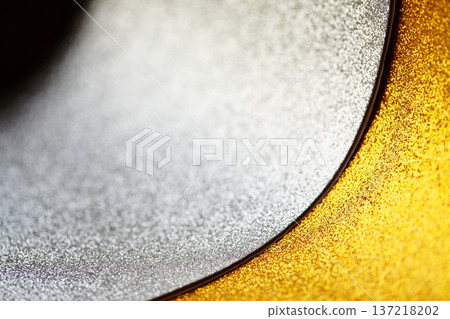 Abstract Glitter Wallpaper, Background Silver Gold Glitter Curve Closeup Revealing Warm Cool Metallic Tones, Fine Granular Shimmer Curved Fold, Reflective Gleam Invitations, Cosmetics, Luxury Festive Abstract Glitter Wallpaper, Background Silver Gold Glitter Curve Closeup Revealing Warm Cool Metallic Tones, Fine Granular Shimmer Curved Fold, Reflective Gleam Invitations, Cosmetics, Luxury Festive 137218202