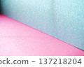 Abstract Wallpaper Stand. Soft Pastel Glitter With Contrasting Shades. Sparkling Lines On Delicate Paper Surface For Branding. Dreamy Stationery Background Highlighting Pastel Glitter For Social Media 137218204