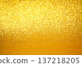 Abstract Glitter Wallpaper. Gold Glitter Background Shimmering With Festive Sparkle, Bokeh Texture With Warm Golden Glossy Highlights, Celebration Mood, Glamorous Opulence, Ideal For Party Invitations 137218205