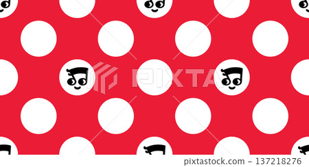 keynote seamless pattern music face cartoon piano keyboard instruments musician icon song symbol vector doodle polka dot tile background gift wrapping paper repeat wallpaper illustration design isolat 137218276