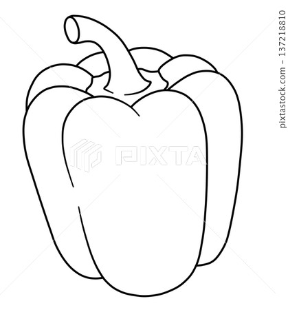 各種蔬菜線畫 各種蔬菜線畫 137218810