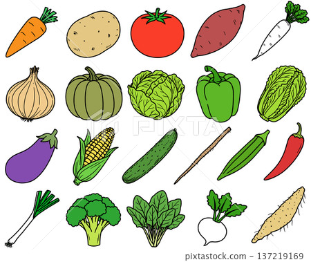 Various vegetables Various vegetables 137219169