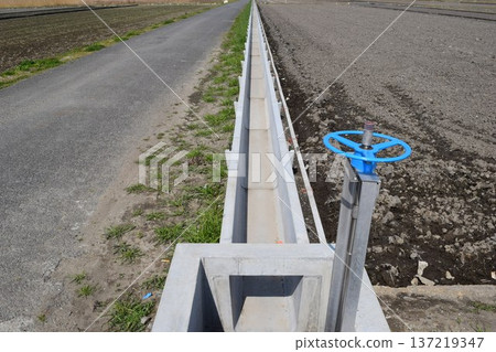 Aqueduct and drainage canal Ibaraki Prefecture 137219347