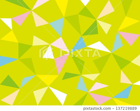 Geometric pattern, triangle, yellow, green Geometric pattern, triangle, yellow, green 137219889