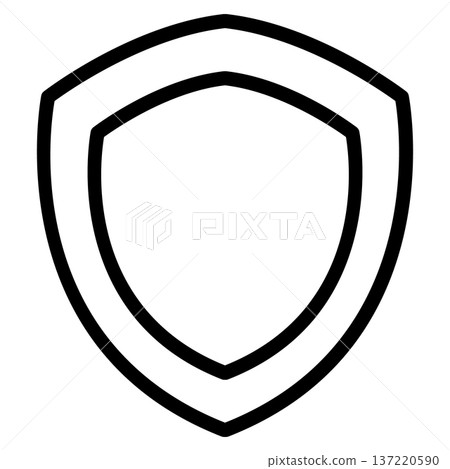 Security Shield Icon, Protection and Privacy Security line icon 137220590