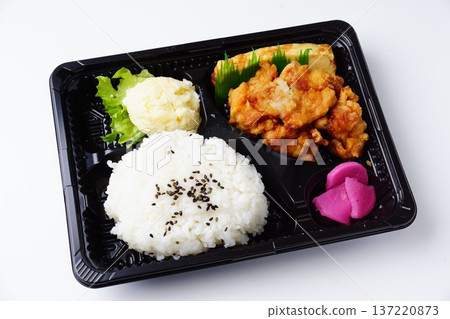 Fried chicken lunch Fried chicken lunch 137220873