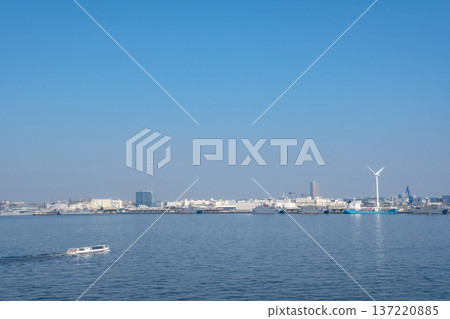 從大棧橋碼頭眺望濱翼地區 137220885