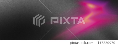 Vibrant purple and white light leaks flowing across a dark, grainy background, creating an abstract glow and emphasizing a retro aesthetic with a futuristic touch Vibrant purple and white light leaks flowing across a dark, grainy background, creating an abstract glow and emphasizing a retro aesthetic with a futuristic touch 137220970