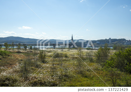 Han River bike path Han River bike path 137221429