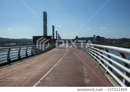Han River bike path Han River bike path 137221469