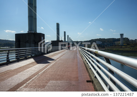 Han River bike path Han River bike path 137221487