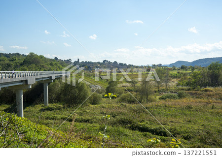 Han River bike path Han River bike path 137221551