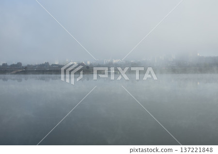 Han River bike path Han River bike path 137221848