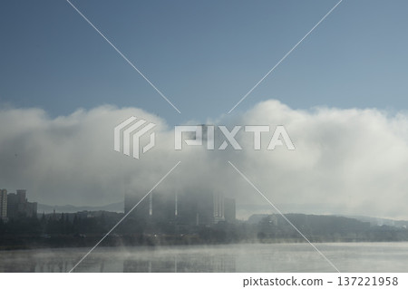Han River bike path 137221958
