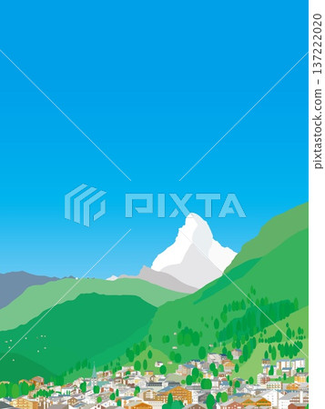 瑞士採爾馬特馬特洪峰春景 137222020