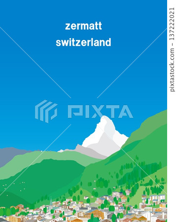 Zermatt Matterhorn Switzerland Spring scenery 137222021