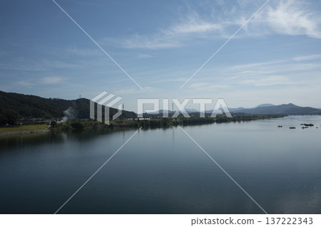Han River bike path Han River bike path 137222343
