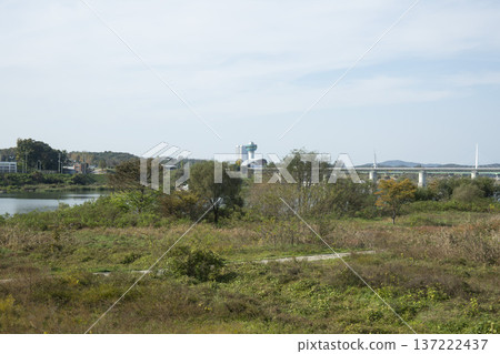Han River bike path Han River bike path 137222437